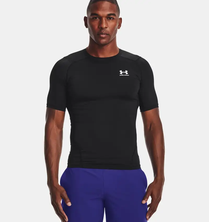 T-shirt Lycra Under Armour Heatgear® Nero Per Uomo |  Under Armour