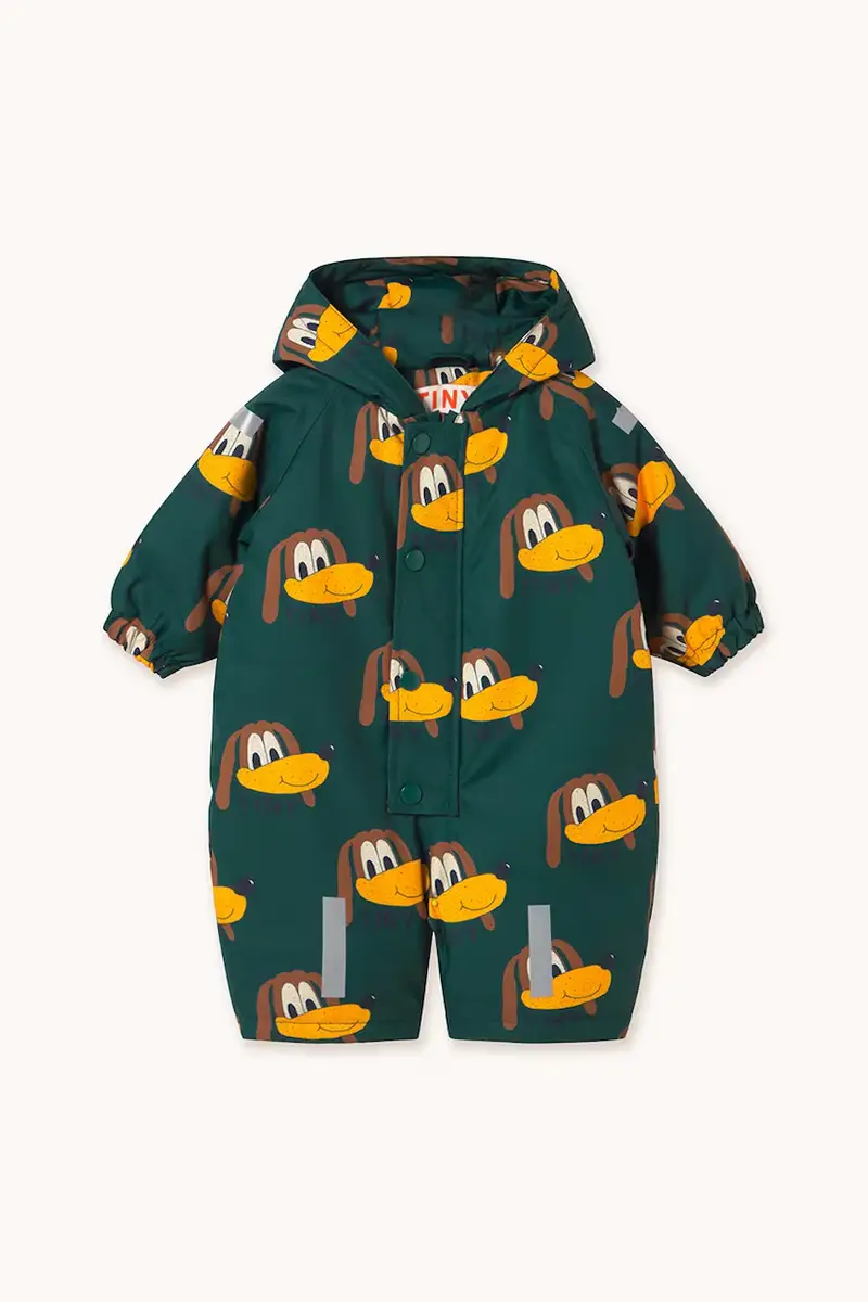 tuta neonato DOGS SNOW ONE-PIECE colore turchese AW25-039