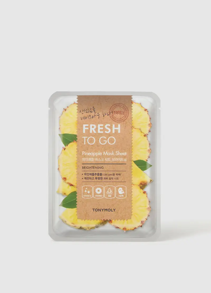 , Maschera In Tessuto Con Estratto Di Ananas Per Illuminare...